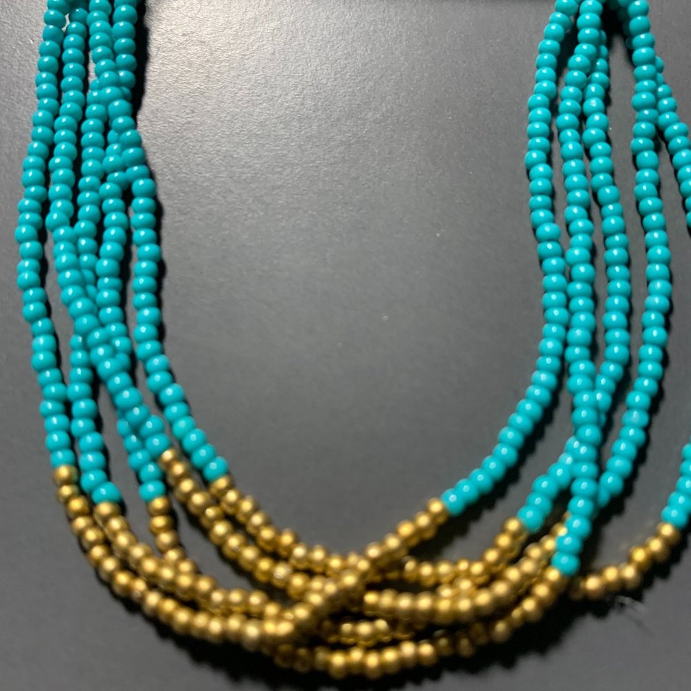 Paparazzi BEAD Bold Blue Bracelet with Sliding Knot Closure